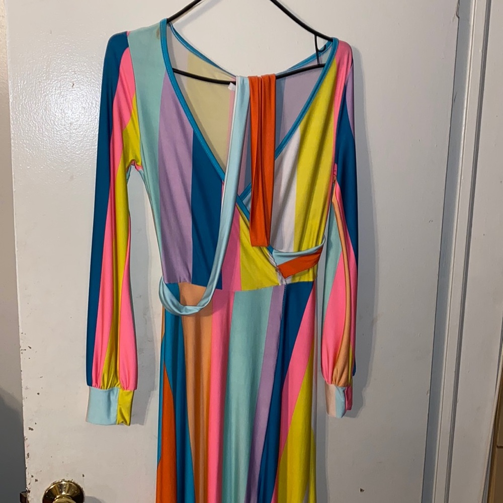 Woman’s Colorful Maxi Dress
